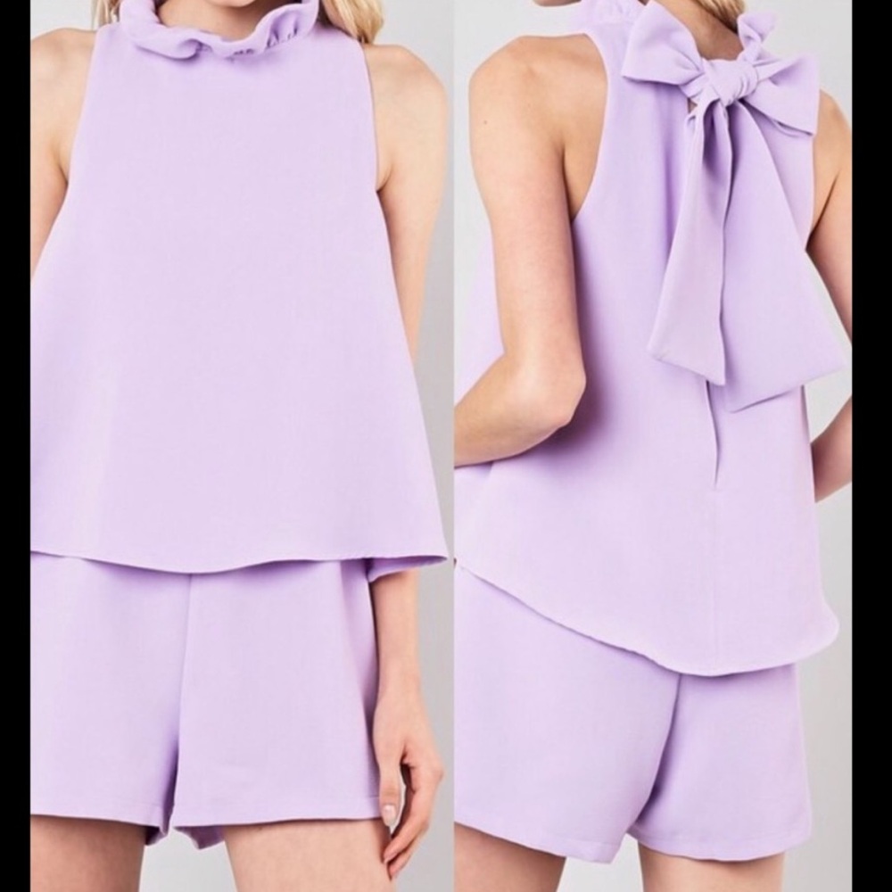 Do+Be Purple Romper - Size Small
